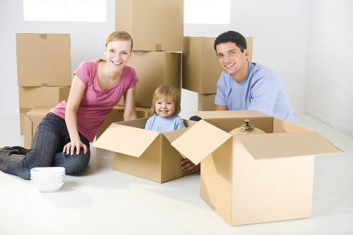 Professional removals team planning a move in Pinner