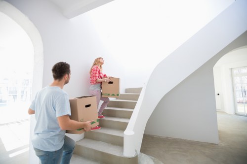 Compact office shelving and storage units for a Pinner workplace