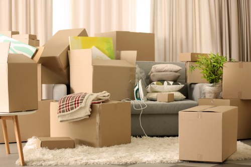 Business inventory stored safely in a secure Pinner storage facility